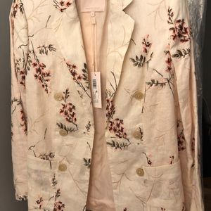 Rebecca Taylor Embroidery Blazer